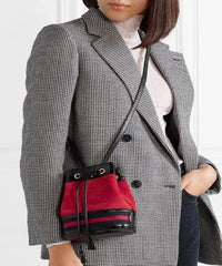 Gucci Ophidia Bucket Bag Maroon