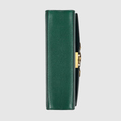 Gucci Zumi Grainy Leather Small Shoulder Bag Dark Green