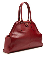 Gucci Re(Belle) Large Top Handle Tote Leather Red