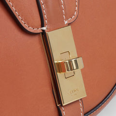 Celine Small Besace 16 Bag In Natural Calfskin Tan