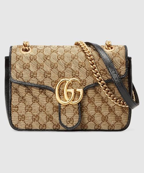 Gucci GG Marmont Small Shoulder Bag GG Canvas