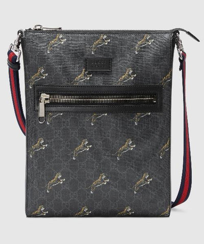 Gucci Bestiary Messenger With Tigers