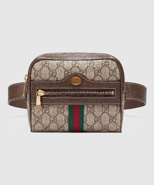 Gucci Ophidia GG Supreme Small Belt Bag Beige/Ebony