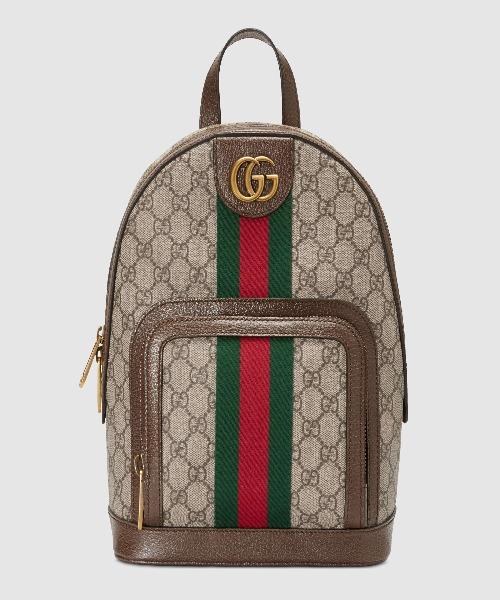 Gucci Ophidia GG Small Backpack Beige/Ebony