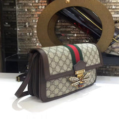Gucci Queen Margaret GG Supreme Medium Shoulder Bag