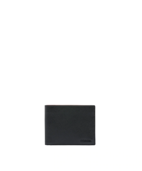 Prada Saffiano Leather Wallet Black