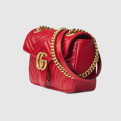 Gucci GG Marmont Small Shoulder Bag Red