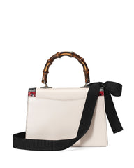 Gucci Lilith Leather Top Handle Bag Black