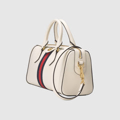 Gucci Ophidia Medium Top Handle Bag White