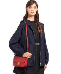 Prada Emblème Saffiano Leather Bag Red