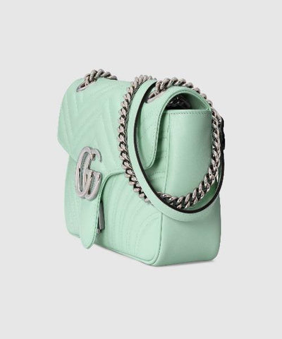 Gucci GG Marmont Small Shoulder Bag Pastel Green