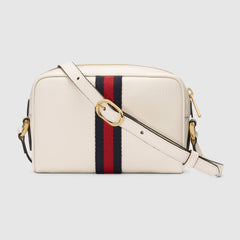 Gucci Ophidia Leather Mini Bag White