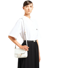 Prada Emblème Saffiano Leather Bag White