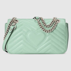 Gucci GG Marmont Small Shoulder Bag Pastel Green