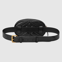 Gucci GG Marmont Matelassé Leather Belt Bag Black