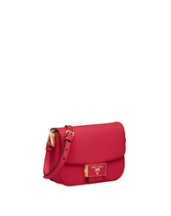 Prada Emblème Saffiano Leather Bag Red
