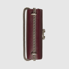 Gucci Dionysus Small Shoulder Bag Burgundy Leather