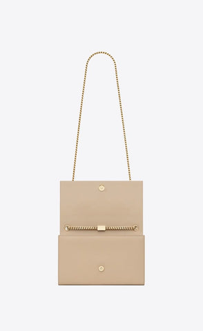 Saint Laurent Kate Medium With Tassel In Smooth Leather Powder