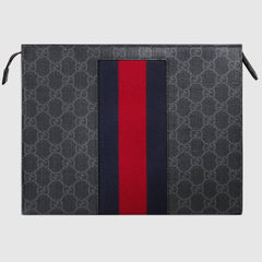 Gucci GG Black Pouch GG Supreme