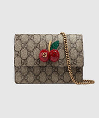 Gucci GG Supreme Mini Bag with Cherries