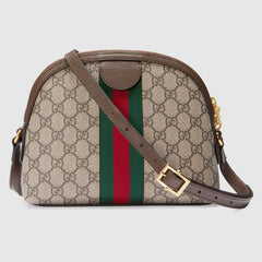 Gucci Ophidia GG Small Shoulder Bag Ebony/Beige