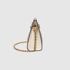 Gucci ophidia GG Flora Small Shoulder Bag white