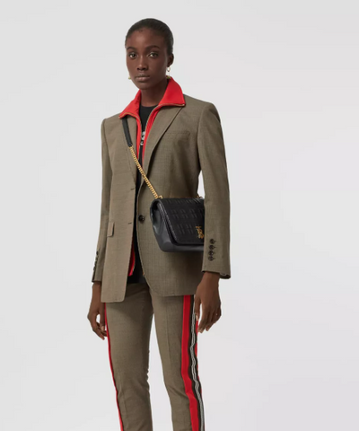 Burberry Medium Quilted Lambskin Lola Bag Black