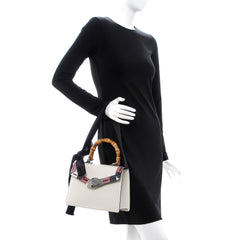 Gucci Lilith Leather Top Handle Bag Black