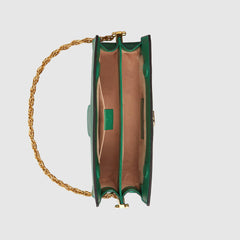 Gucci Ophidia GG Flora Small Shoulder Bag Green