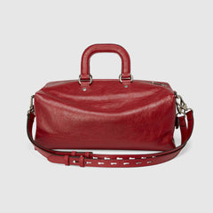 Gucci Soft Leather Backpack Red