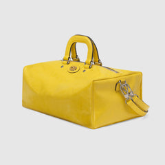 Gucci Soft Leather Backpack Yellow