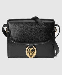 Gucci Small Leather Shoulder Bag Black