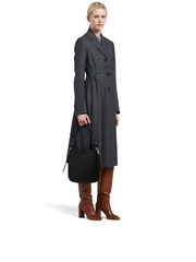 Prada Margit Leather Shoulder Bag Black