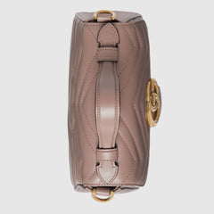 Gucci GG Marmont Mini Top Handle Bag Dusty Pink