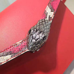 Gucci Lilith Leather Top Handle Bag Red