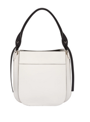 Prada Margit Leather Shoulder Bag White