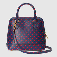 Gucci 1955 Horsebit Small Top Handle Bag Blue