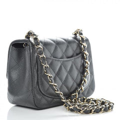 Chanel Mini Flap Bag Dark Grey