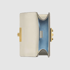 Gucci Padlock Bee Star Small Shoulder Bag White