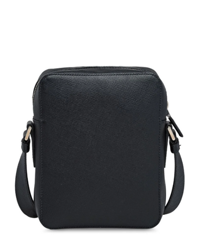 Prada Saffiano Leather Shoulder Bag Black