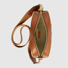 Gucci Vintage Canvas Shoulder Bag