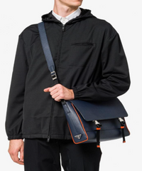 Prada Saffiano Leather Shoulder Bag Orange