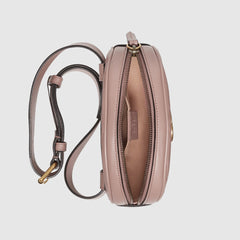 Gucci GG Marmont Matelassé Leather Belt Bag Pink