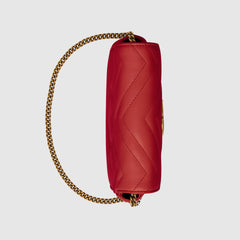 Gucci GG Marmont Matelassé Super Mini Bag Red