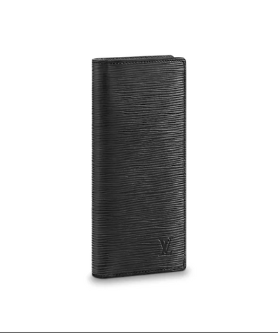 LV Brazza Wallet Epi Leather Noir