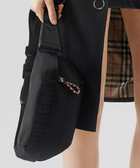 Burberry Logo Detail ECONYL® Sonny Bum Bag Black