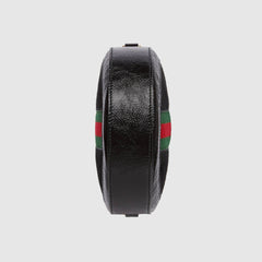 Gucci Ophidia Mini Round Shoulder Bag Black