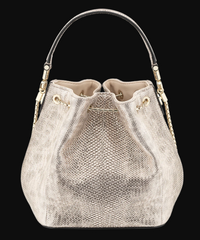 BVL Serpenti Forever Bucket Metallic Pink