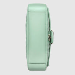 Gucci GG Marmont Small Shoulder Bag Pastel Green