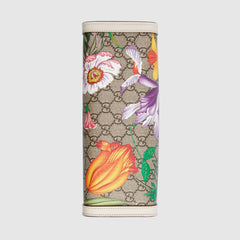 Gucci Padlock Small Shoulder Bag White Flora